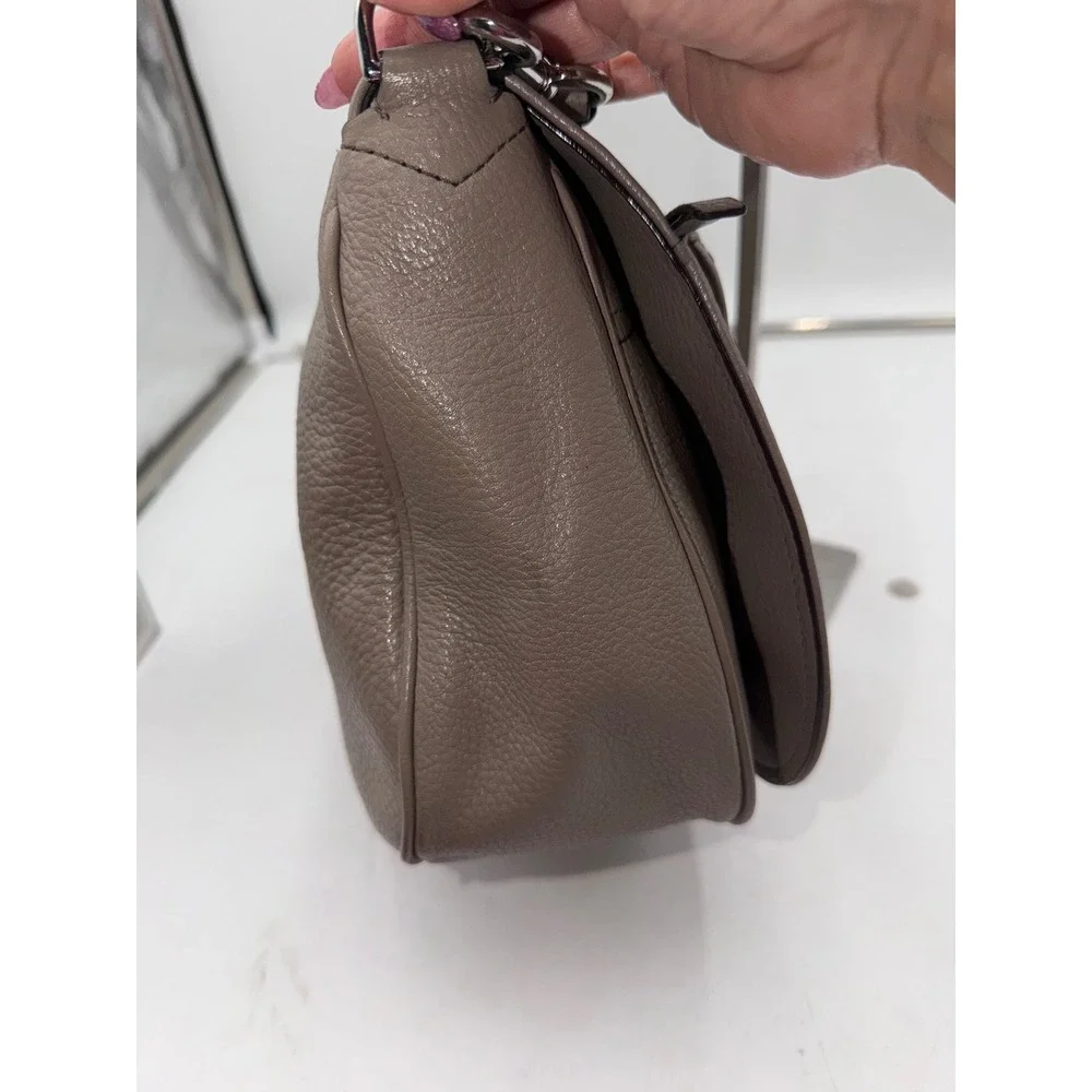 Marc Jacobs Empire City Messenger Taupe Pebbled Leather Crossbody Bag M0013044